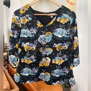 Yumi Floral print Blouse